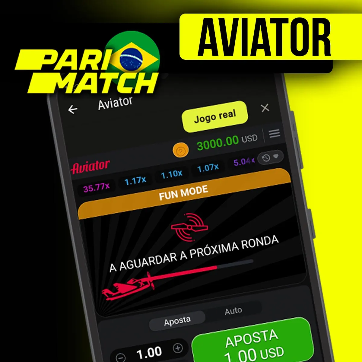 Popular jogo de cassino Aviator na casa de apostas Parimatch no Brasil
