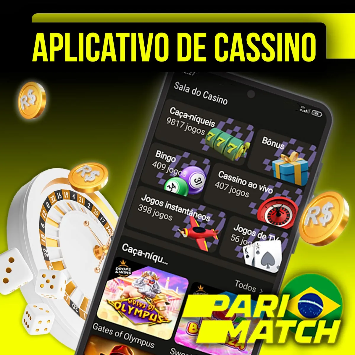 Cassino no aplicativo móvel Android da casa de apostas Parimatch no BrasilCassino no aplicativo móvel Android da casa de apostas Parimatch no Brasil