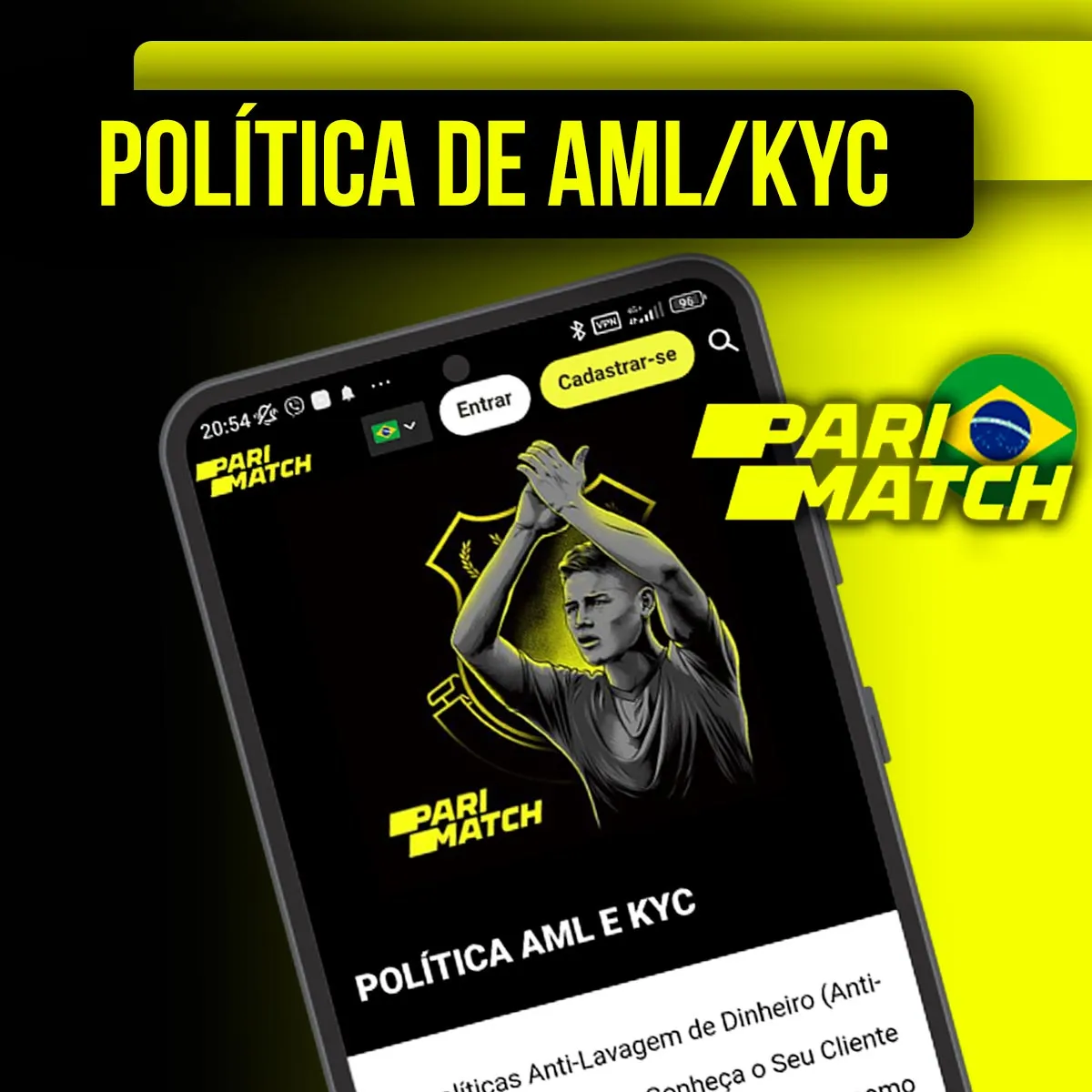 Política de AML/KYC da casa de apostas Parimatch no Brasil