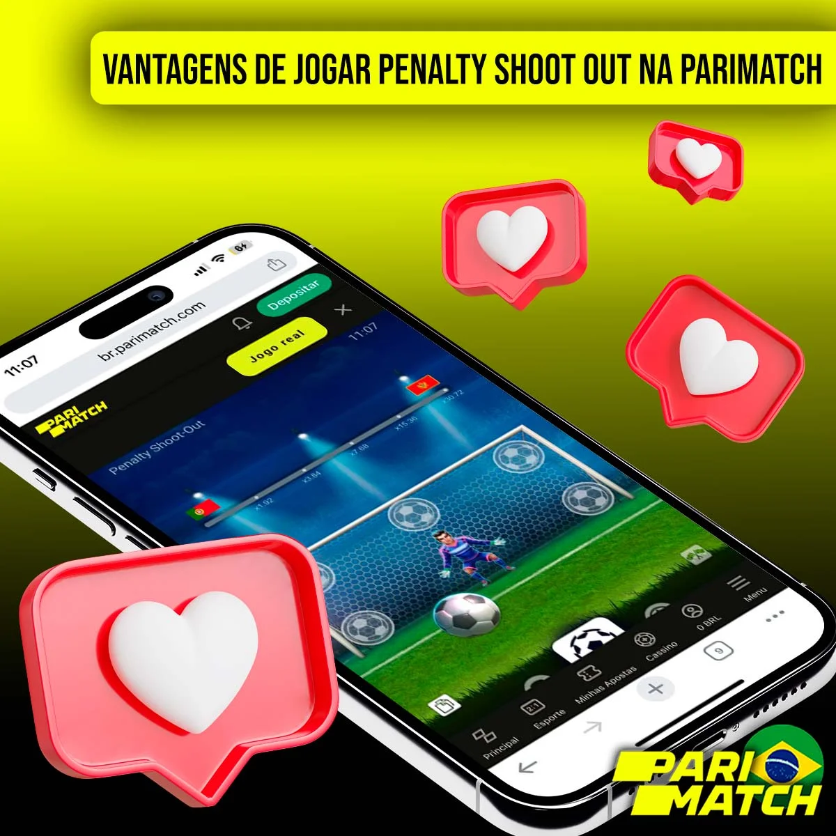 Vantagens de jogar na plataforma Parimatch Penalty Shoot Out