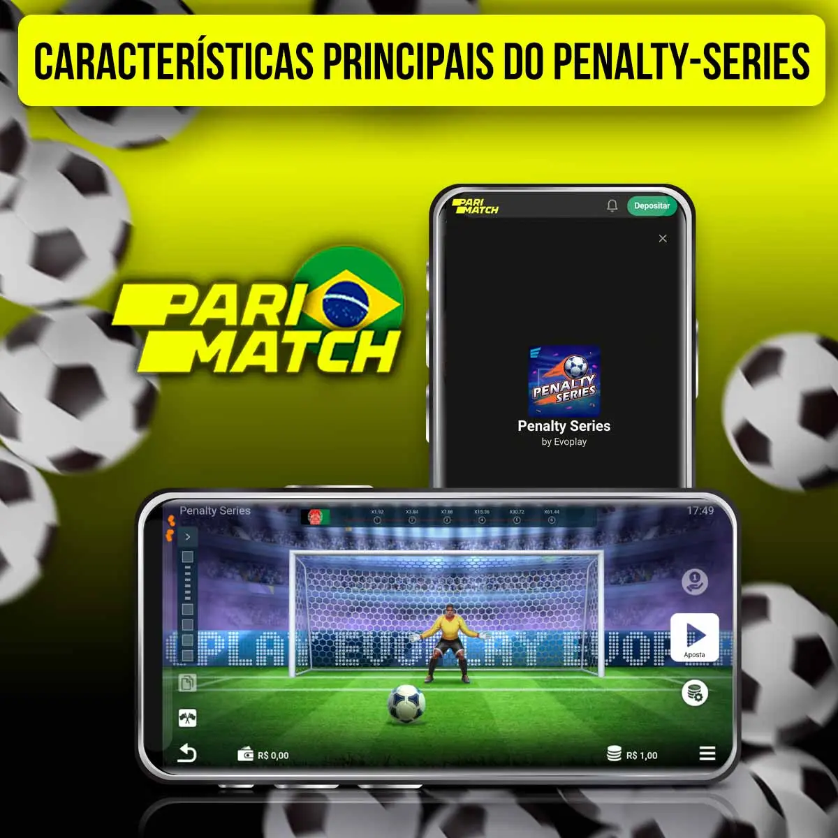 Quais são as principais características do Penalty-Series Parimatch